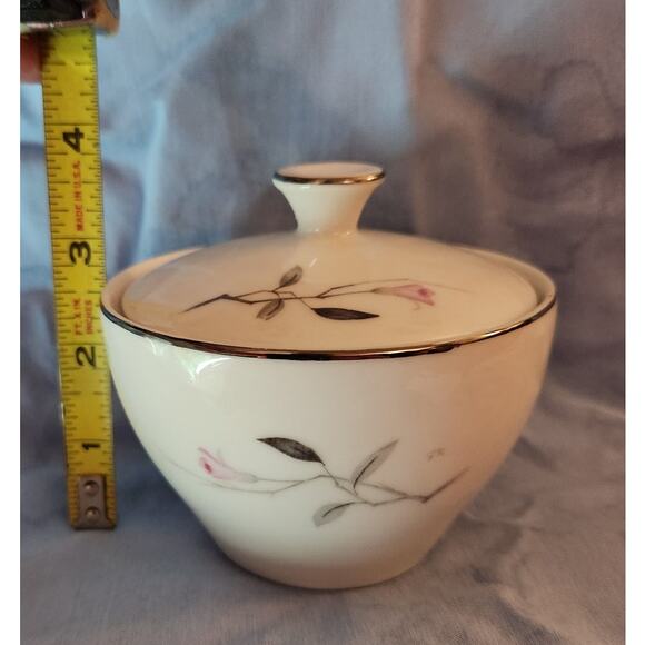 Cherry Blossom Fine China 1057 Sugar Bowl Creamer Pitcher MCM 1950s-L - Picture 6 of 9